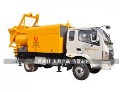 混凝土攪拌拖泵 最適合農村建房小型建筑機械